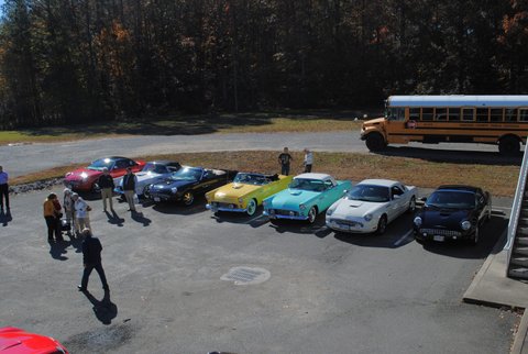 Tbird Line-up From Above