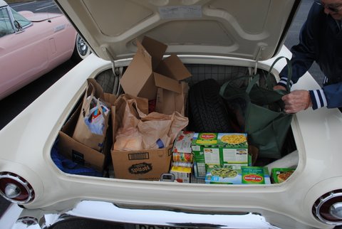 A Trunk Full of Food for the Local Food Pantry
