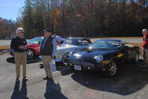 Randy & Carl beside Christy's Retro